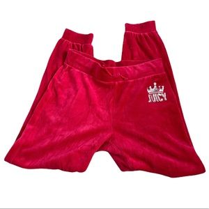 Juicy Couture Velour Track Pants